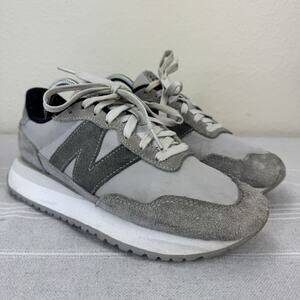 Women’s New Balance Classics 237v1 Retro Lace Up Running Sneakers Grey Snake 8